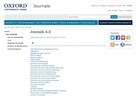 Pristup zbirci Oxford Journals do 4. prosinca